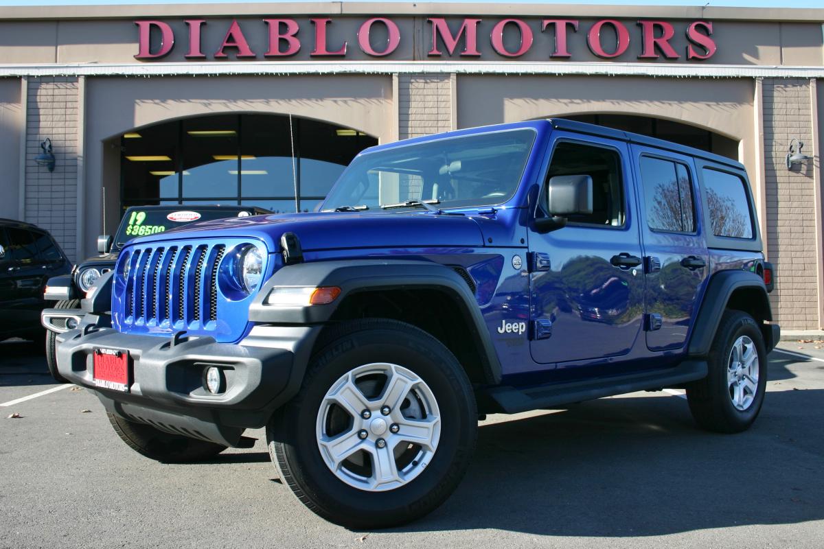 Diablo Motors Auto Sales Service And Detail Diablo Motors Auto Sales Service And Detail 19 Jeep Wrangler Unlimited Sport S 4x4 New Jl Body Removable Hardtop Rear Camera Beautiful